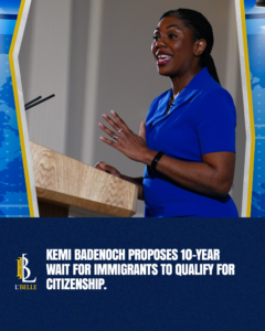 Kemi Badenoch: 15-Year Wait for UK Citizenship